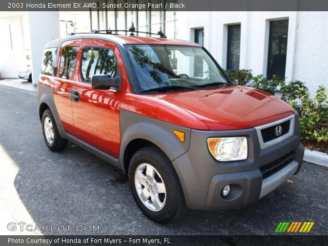 2003 Honda Element EX AWD in Sunset Orange Pearl