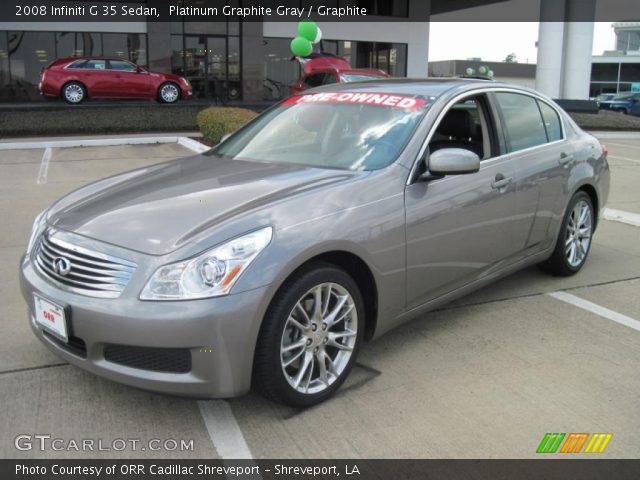 2008 Infiniti G 35 Sedan in Platinum Graphite Gray