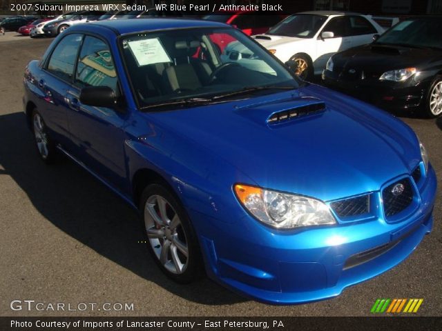 2007 Subaru Impreza WRX Sedan in WR Blue Pearl