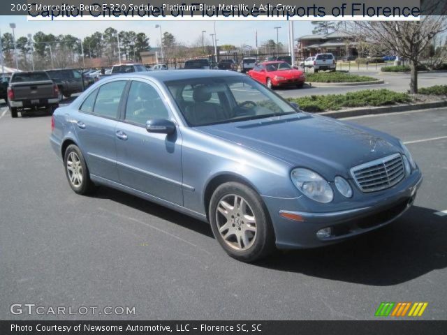 2003 Mercedes-Benz E 320 Sedan in Platinum Blue Metallic