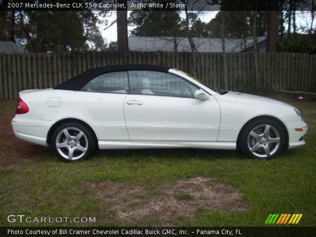 2007 Mercedes-Benz CLK 550 Cabriolet in Arctic White