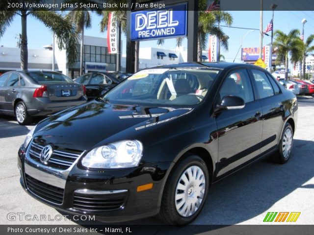 2009 Volkswagen Jetta S Sedan in Black Uni