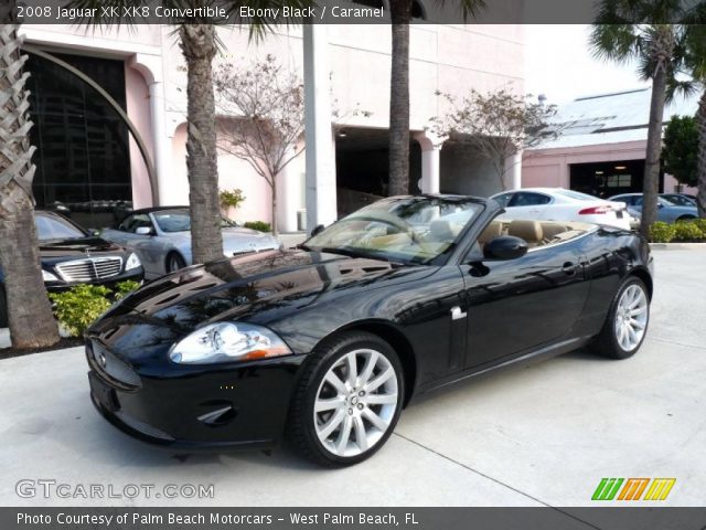 2008 Jaguar XK XK8 Convertible in Ebony Black