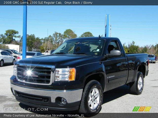 2008 GMC Sierra 1500 SLE Regular Cab in Onyx Black