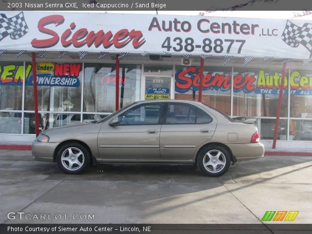 2003 Nissan Sentra GXE in Iced Cappuccino