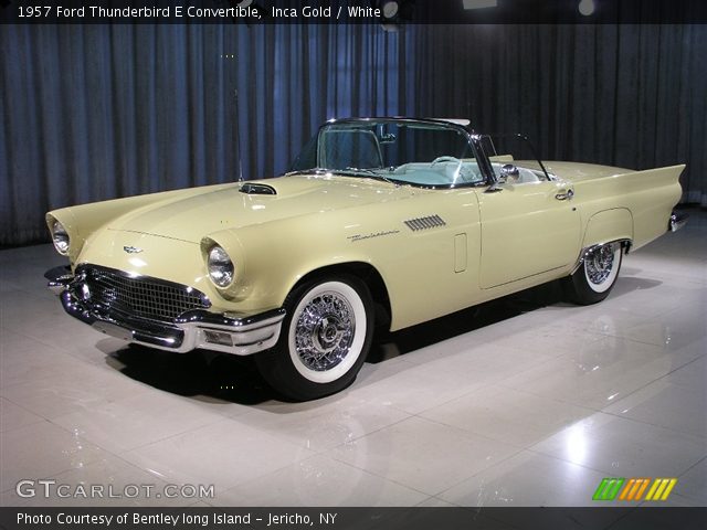 1957 Ford Thunderbird E Convertible in Inca Gold