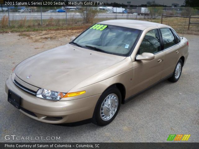 2001 Saturn L Series L200 Sedan in Medium Gold
