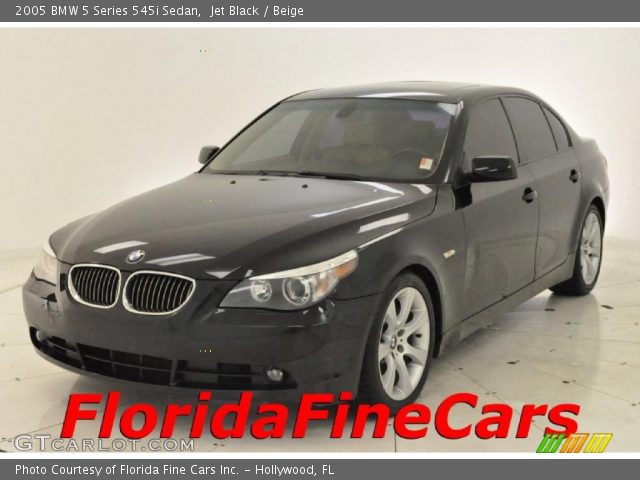 2005 BMW 5 Series 545i Sedan in Jet Black