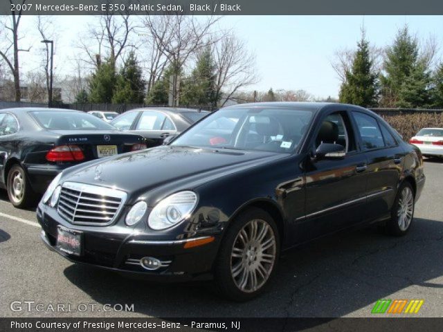 2007 Mercedes-Benz E 350 4Matic Sedan in Black