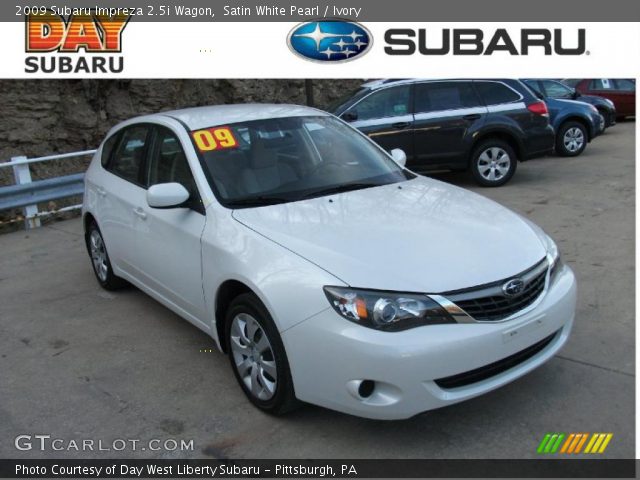 2009 Subaru Impreza 2.5i Wagon in Satin White Pearl