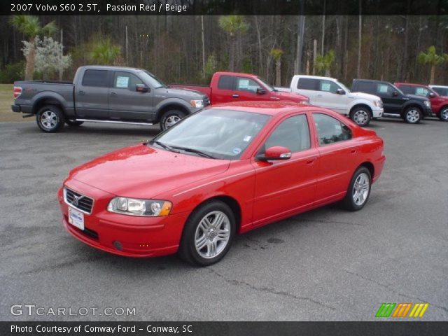 2007 Volvo S60 2.5T in Passion Red