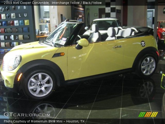 2009 Mini Cooper Convertible in Interchange Yellow