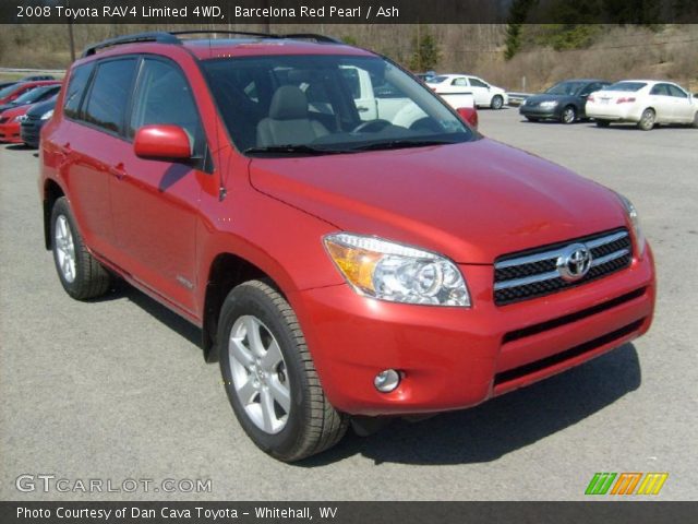 2008 Toyota RAV4 Limited 4WD in Barcelona Red Pearl