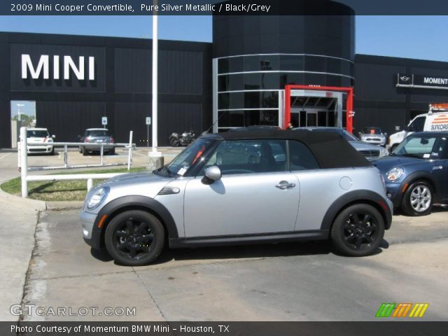 2009 Mini Cooper Convertible in Pure Silver Metallic