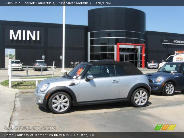 2009 Mini Cooper Convertible in Pure Silver Metallic