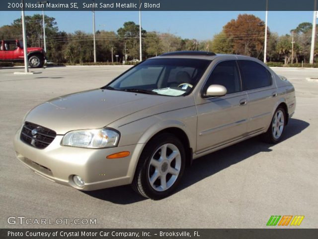2000 Nissan Maxima SE in Sunlit Sand Metallic