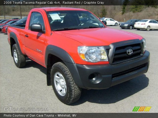 2008 Toyota Tacoma Regular Cab 4x4 in Radiant Red