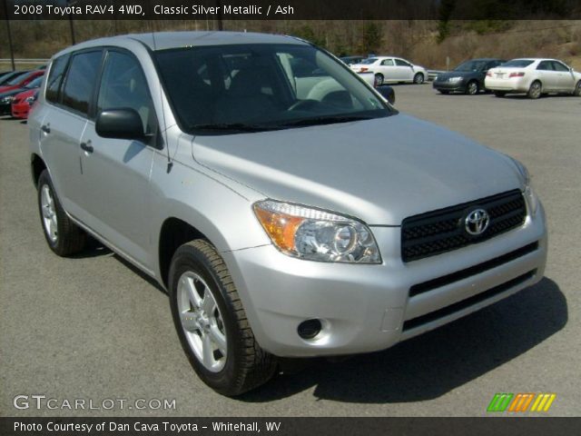 2008 Toyota RAV4 4WD in Classic Silver Metallic