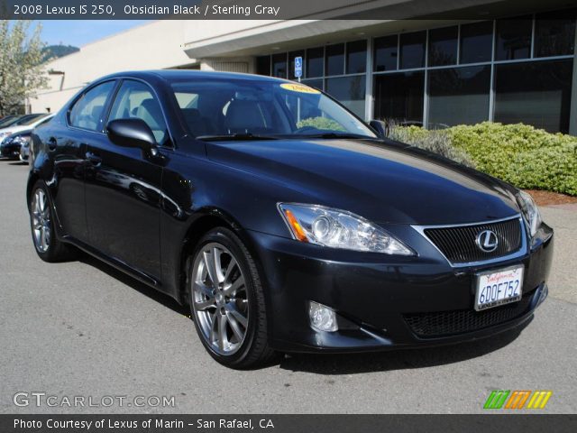 2008 Lexus IS 250 in Obsidian Black