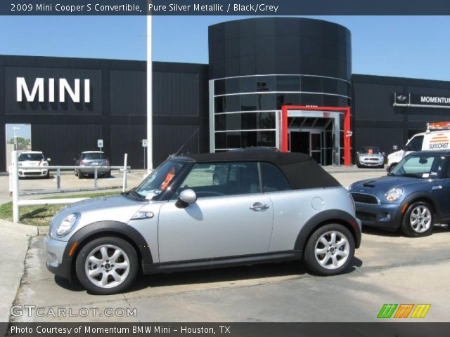 2009 Mini Cooper S Convertible in Pure Silver Metallic