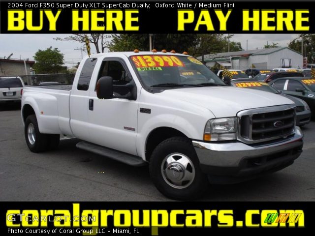 2004 Ford F350 Super Duty XLT SuperCab Dually in Oxford White