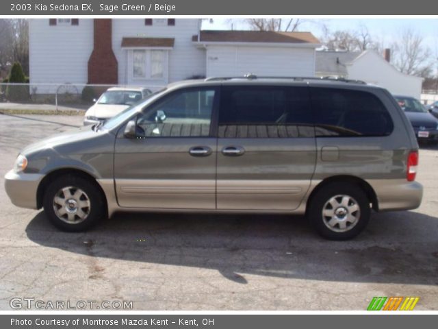 2003 Kia Sedona EX in Sage Green