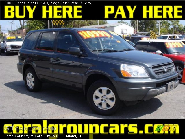 2003 Honda Pilot LX 4WD in Sage Brush Pearl