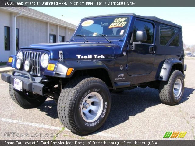 2006 Jeep Wrangler Unlimited 4x4 in Midnight Blue Pearl