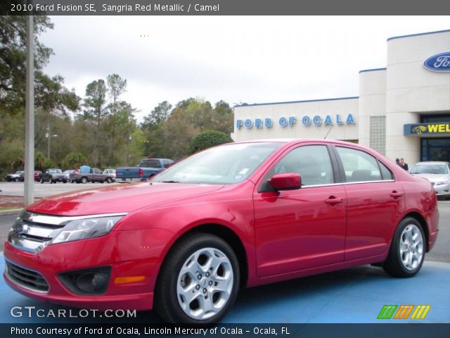 2010 Ford Fusion SE in Sangria Red Metallic