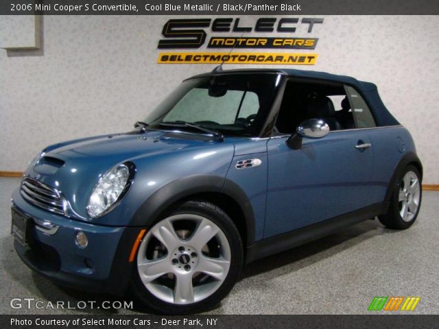 2006 Mini Cooper S Convertible in Cool Blue Metallic