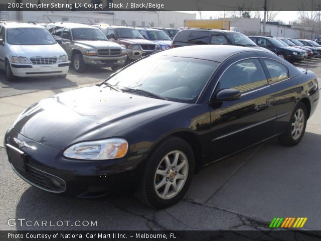 2002 Chrysler Sebring LX Coupe in Black