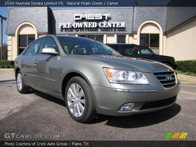 2009 Hyundai Sonata Limited V6 in Natural Khaki Green