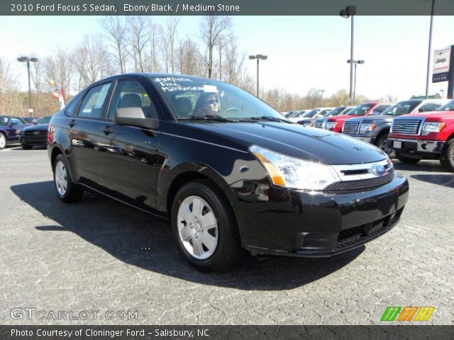 2010 Ford Focus S Sedan in Ebony Black