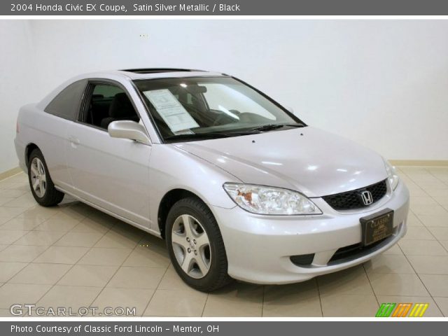 2004 Honda Civic EX Coupe in Satin Silver Metallic