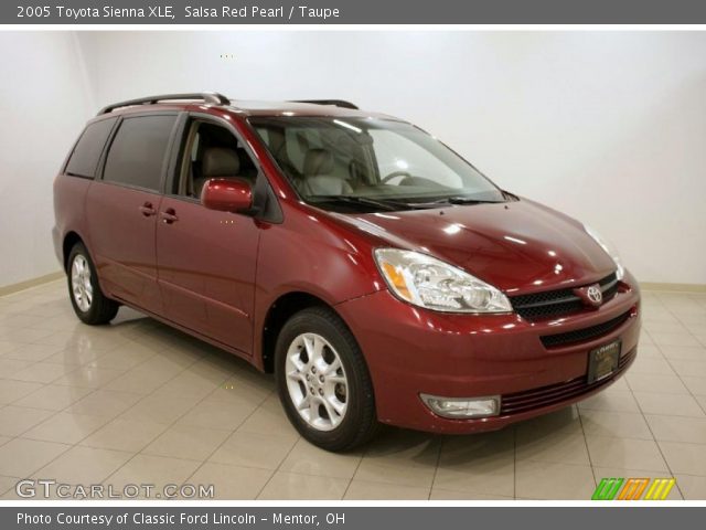 2005 Toyota Sienna XLE in Salsa Red Pearl