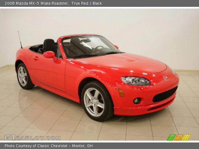 2008 Mazda MX-5 Miata Roadster in True Red