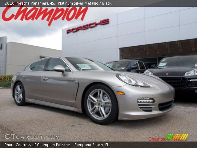 2010 Porsche Panamera 4S in Platinum Silver Metallic