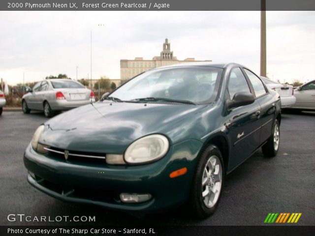 2000 Plymouth Neon LX in Forest Green Pearlcoat