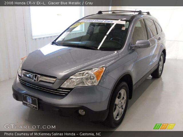 2008 Honda CR-V EX-L in Glacier Blue Metallic