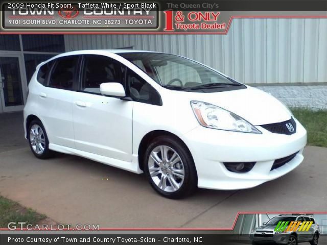 2009 Honda Fit Sport in Taffeta White