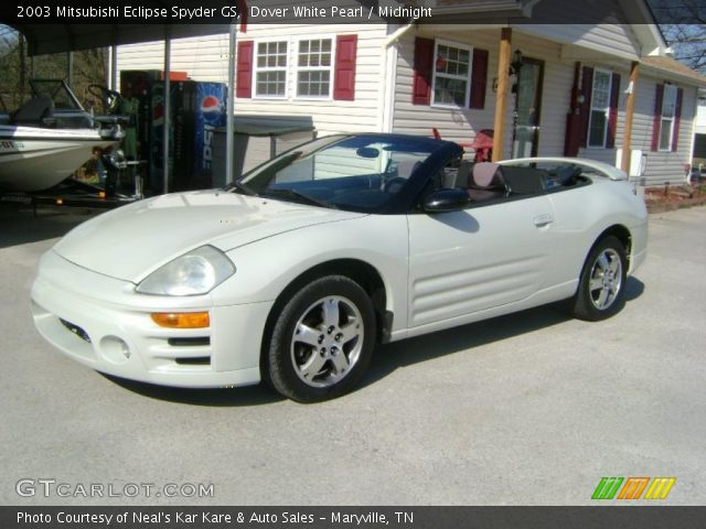 2003 Mitsubishi Eclipse Spyder GS in Dover White Pearl