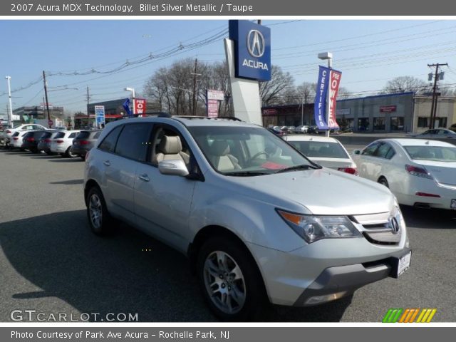 2007 Acura MDX Technology in Billet Silver Metallic