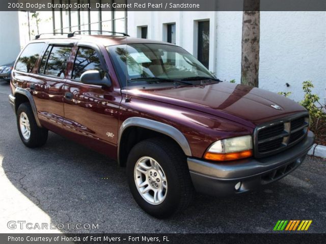2002 Dodge Durango Sport in Dark Garnet Red Pearl