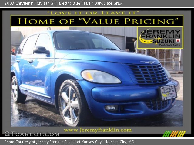 2003 Chrysler PT Cruiser GT in Electric Blue Pearl
