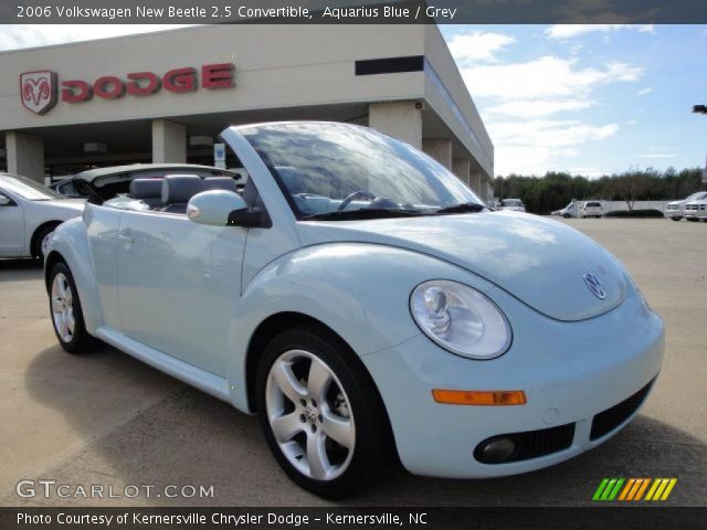 2006 Volkswagen New Beetle 2.5 Convertible in Aquarius Blue