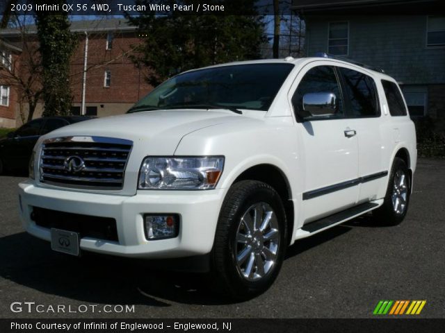 2009 Infiniti QX 56 4WD in Tuscan White Pearl