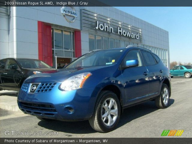 2009 Nissan Rogue SL AWD in Indigo Blue