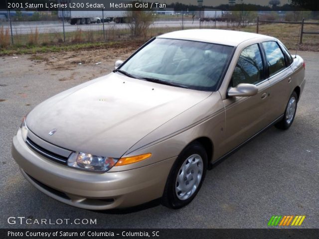 2001 Saturn L Series L200 Sedan in Medium Gold