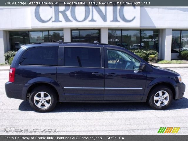 2009 Dodge Grand Caravan SXT in Modern Blue Pearl