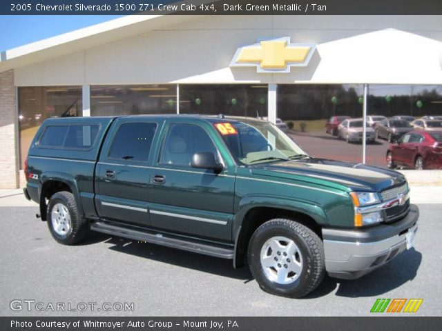 2005 Chevrolet Silverado 1500 Z71 Crew Cab 4x4 in Dark Green Metallic